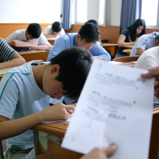 我去年在学校考试作弊被抓住时，得到了一个深刻的教训。