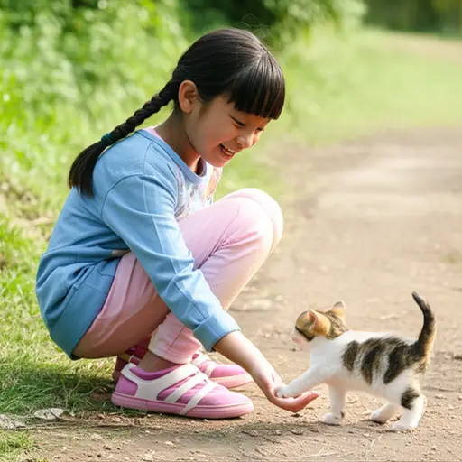 别害怕，只是一只小猫。