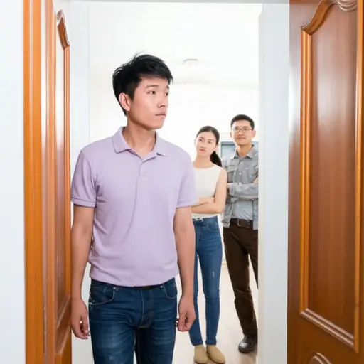 布鲁斯问我们他能否和我们住几天。