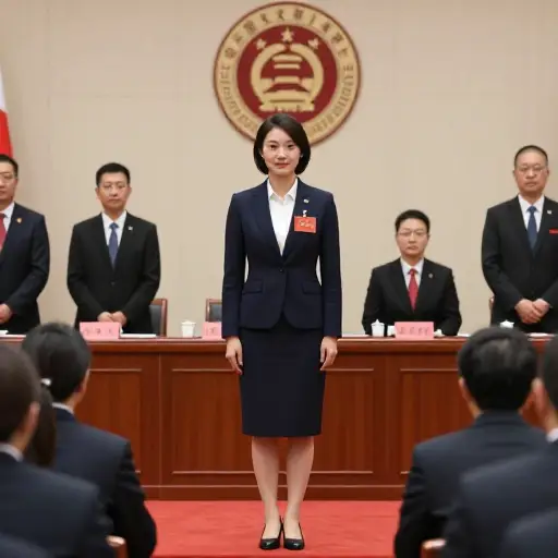 她以文化部部长的官方身份出席了典礼。