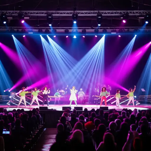 这场演出有许多才华横溢的表演者。