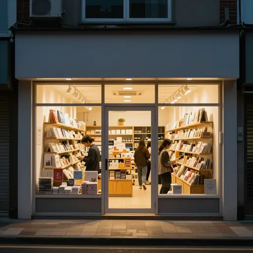 商店一直开到晚上八点。