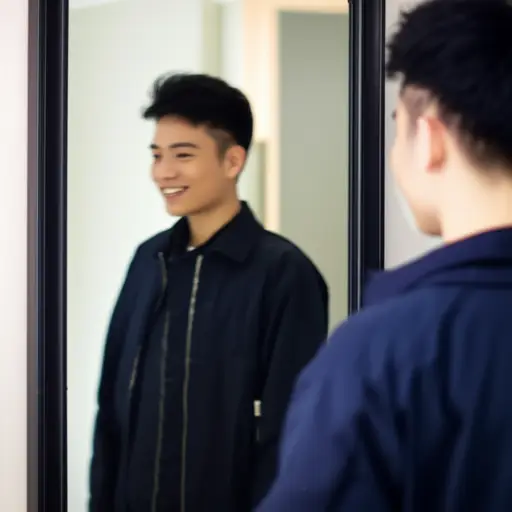 那件夹克你穿得正合适。