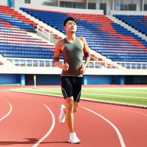 我哥哥是一名优秀的跑步运动员。