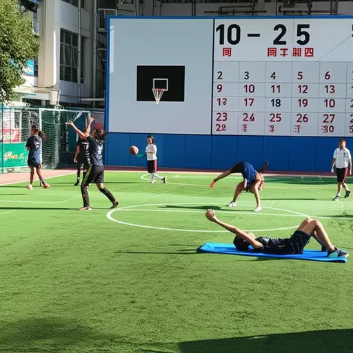 每周二和周四，你可以进行篮球、足球或体操等运动。