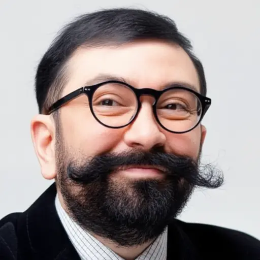 格劳乔·马克思有一把浓密的黑色胡须。