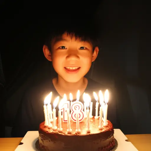 我弟弟十八岁了。