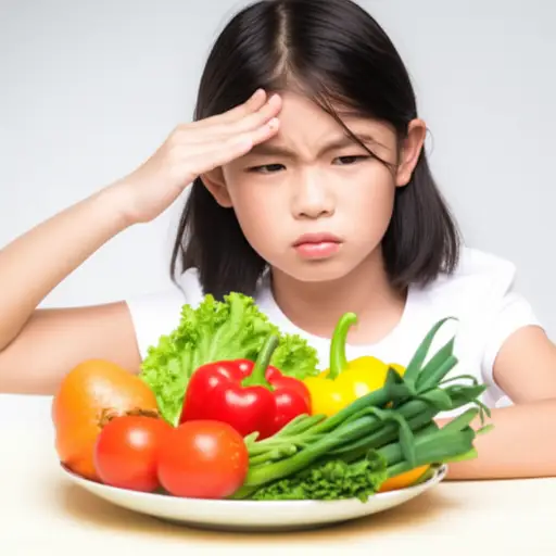 我妹妹从不吃蔬菜。