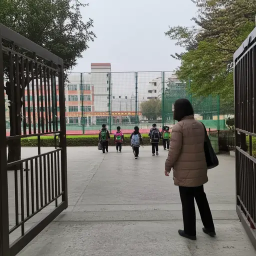 我得从学校接孩子们。