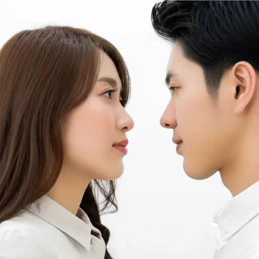 她直视着他的眼睛。