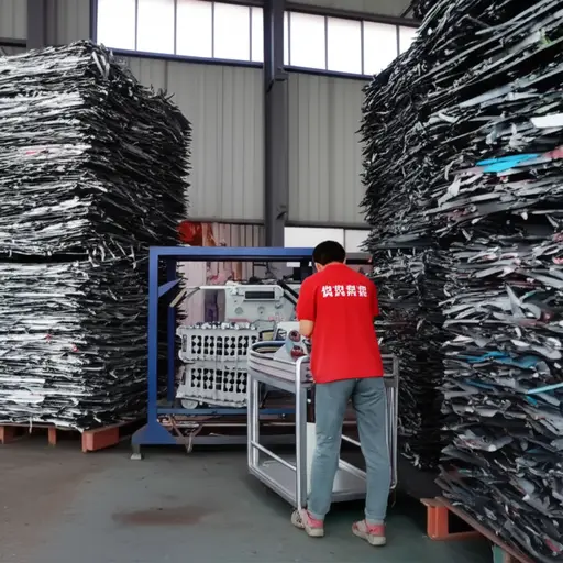 该公司在其新产品线中使用了回收金属。