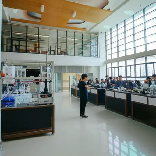 一所大学校可以提供更多设备和高品质教育。