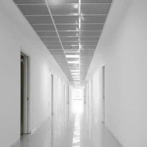 这栋楼里不允许在海报上钉在墙上。