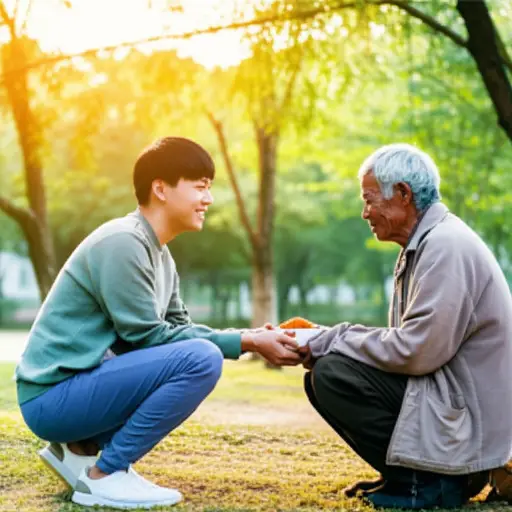 真正的幸福来源于帮助他人。