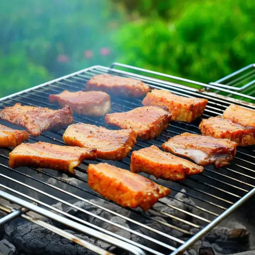 我推荐在烤架上烤的肉。