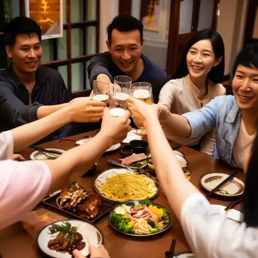 我们通常周五出去吃饭，庆祝一周的结束。