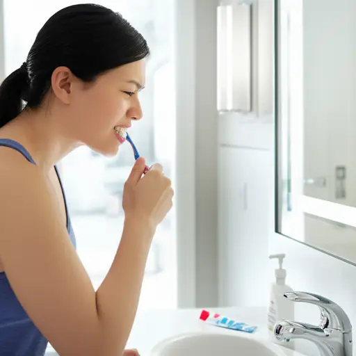 我每天刷两次牙。