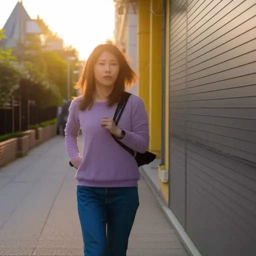 她立刻回家了。