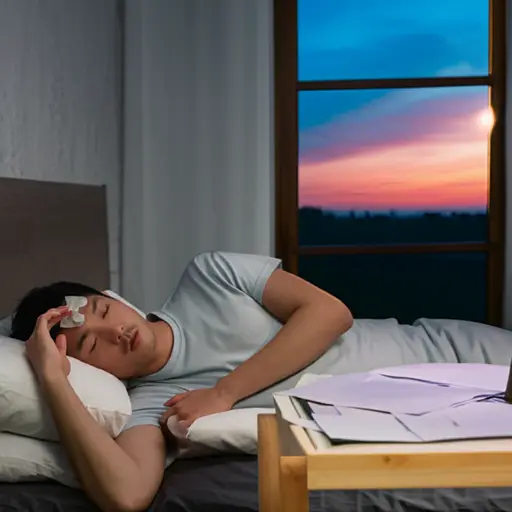 他没有完成项目——毕竟，他病了一整周。