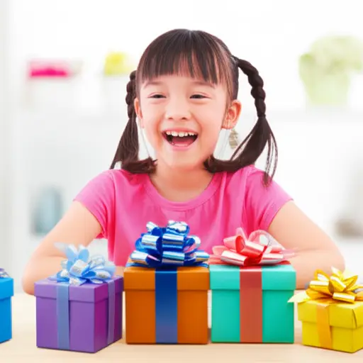 我生日时收到了一些可爱的礼物。