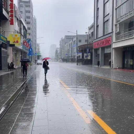 今天的天气真糟糕，一直在下雨。