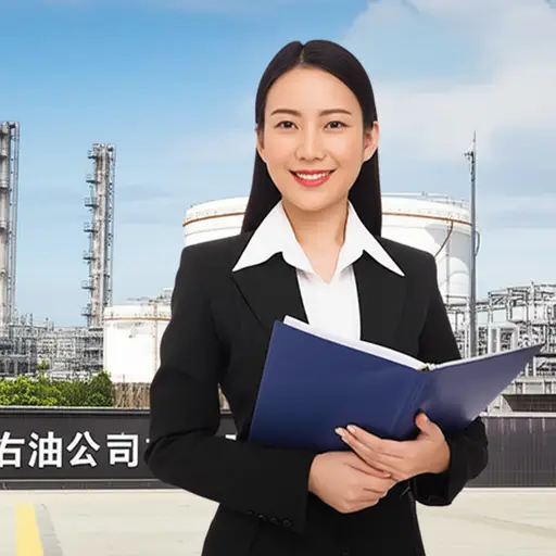 她是一家石油公司的负责人。