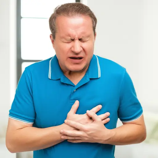 一阵突然的疼痛穿透他的胸部。