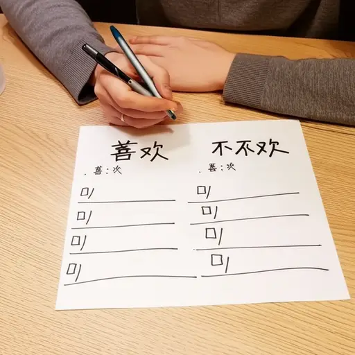 你的前五个好恶是什么？