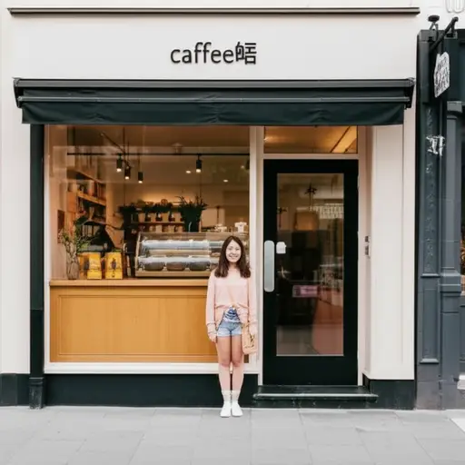 她一回到伦敦，就开了一家新咖啡馆。