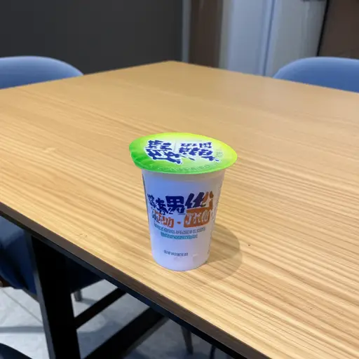 我午餐只吃了一个酸奶。