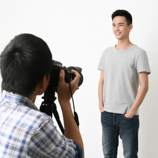 目的是给每个人拍一张照片。