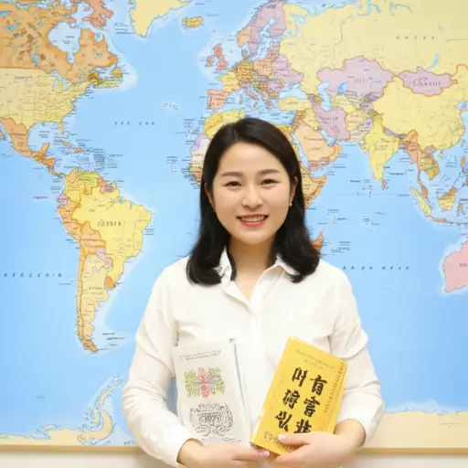 她会说三种语言。