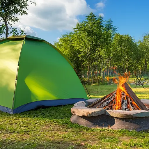 我们每年夏天都会去一个很棒的营地。