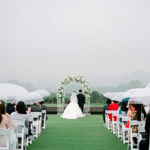 真遗憾你结婚那天下雨了。