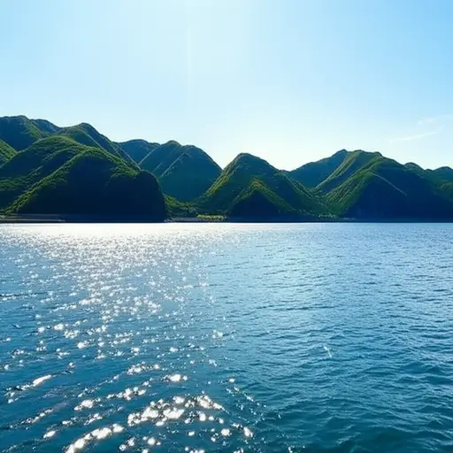 海水的颜色令人惊叹，山脉也如此神奇！