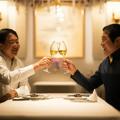 我们总是用一瓶香槟来庆祝我们的结婚纪念日。