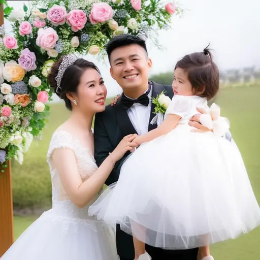 我的哥哥结婚了，他有一个可爱的女儿。