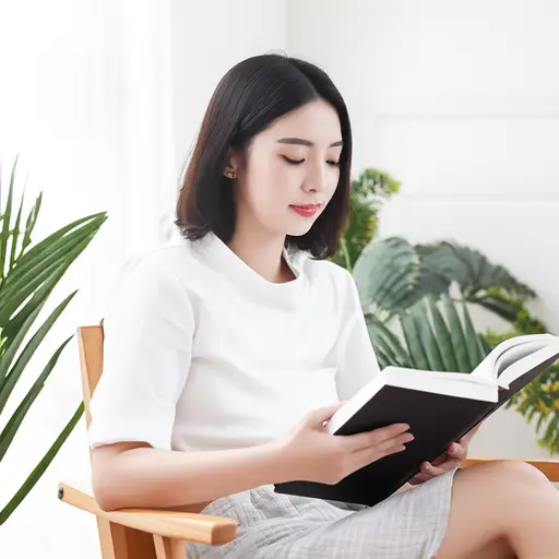 阅读是她的日常习惯。