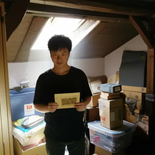 我在清理阁楼时偶然发现了这些老照片。