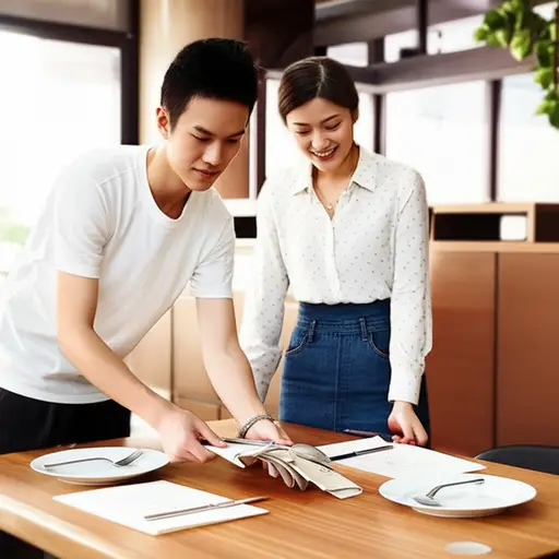 你能帮我摆桌子吗？