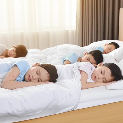 孩子们还在睡觉。