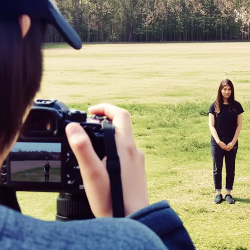 站着别动，我给你拍照。