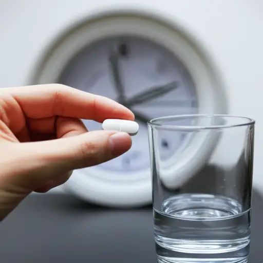 药片会在几分钟内开始生效。