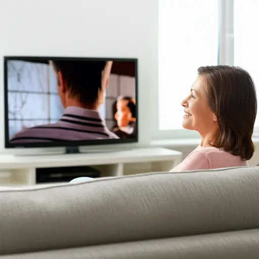 我妈妈喜欢在周末看电影。