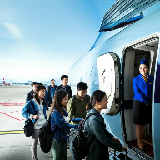 一旦所有乘客登机，我们就出发。