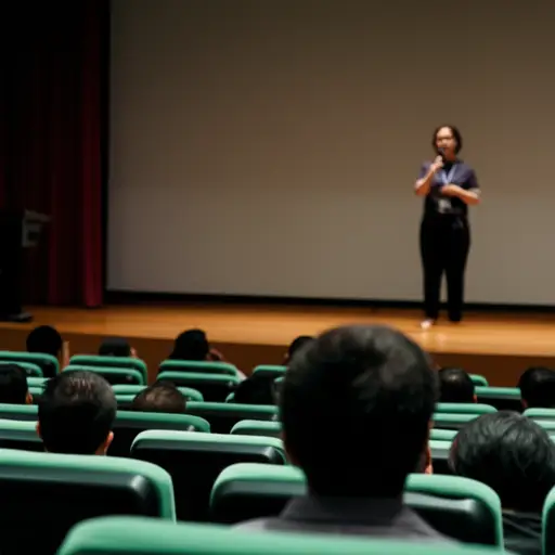 我在她演讲正中间的时候睡着了。