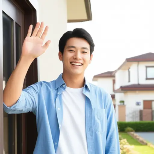 我希望能和我的新邻居们友好相处。