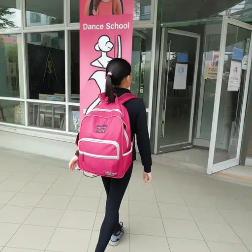 她每周六去舞蹈学校。