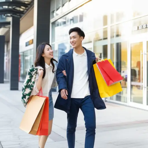 我们去购物吧。