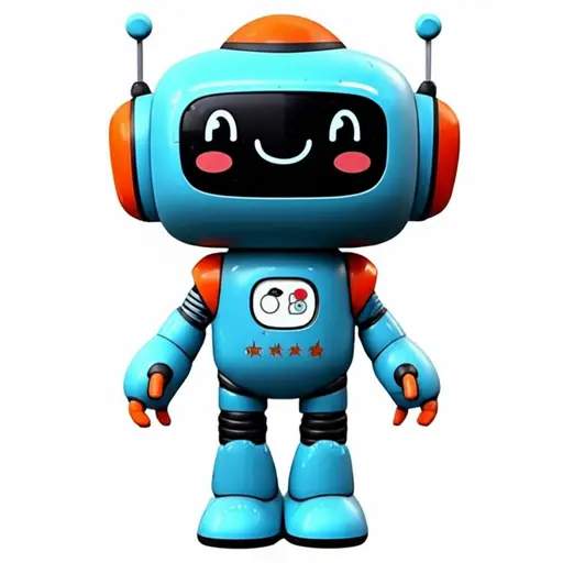 她最喜欢的卡通角色是一个小小的蓝色机器人。